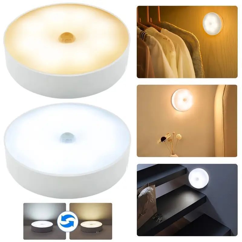Rechargeable Self Adhesive Auto On/Off Sensor LID Lights