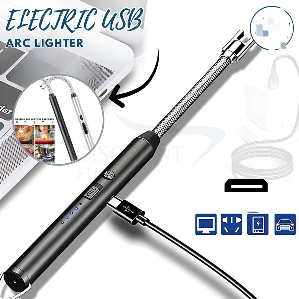 Electric USB Rechargeable Arc Lighter