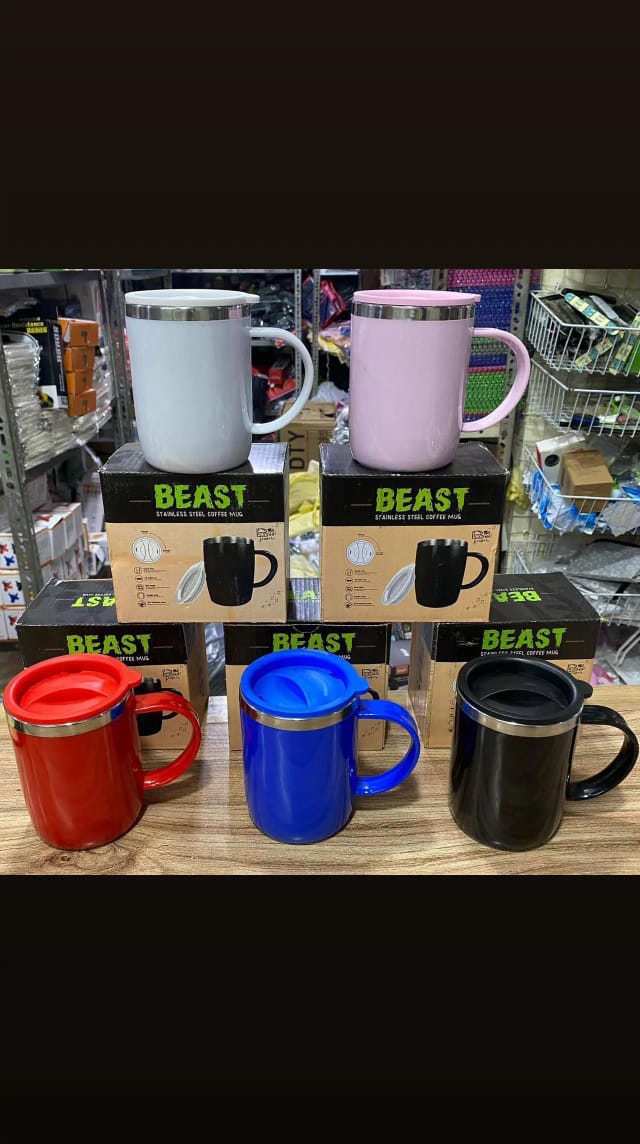 Travel Mug  Stainless Steel Beli Beast Mug 400ml insulated Air-Tight Thermal Mug - Vacuum Insulated