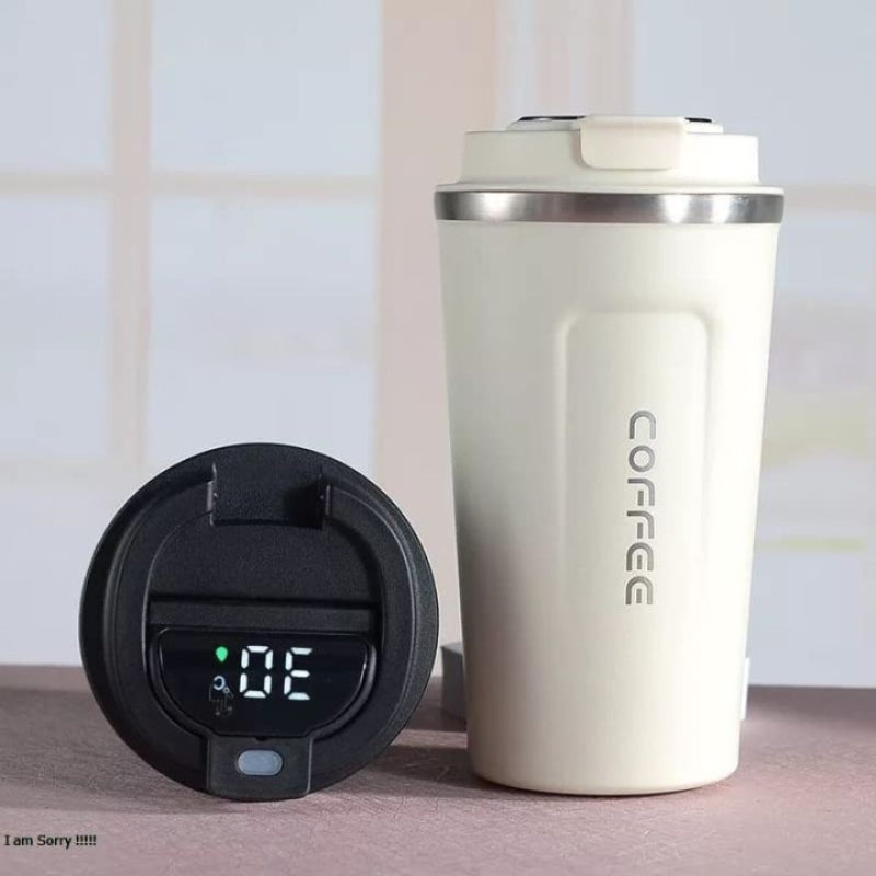 LED Temperature Hot n Cold Stainless Steel Coffee Mug with Box Packing (Mix/Random color)